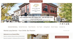 Desktop Screenshot of optimumdentistry.com